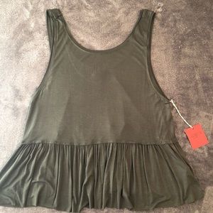 Peplum Tank